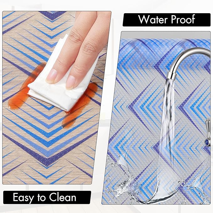 Cooyes Shelf Liner for Kitchen Cabinets – Non-Adhesive Waterproof Drawer Liner - Image 6