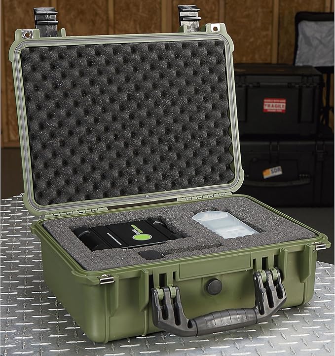 Strongway 16In. Plastic Waterproof Storage Case, Model# Mj-5018_Grn - Image 5