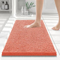 Smiry Luxury Chenille Bathroom Rugs 24x16, Extra Soft and Absorbent Shaggy Bath by Smiry