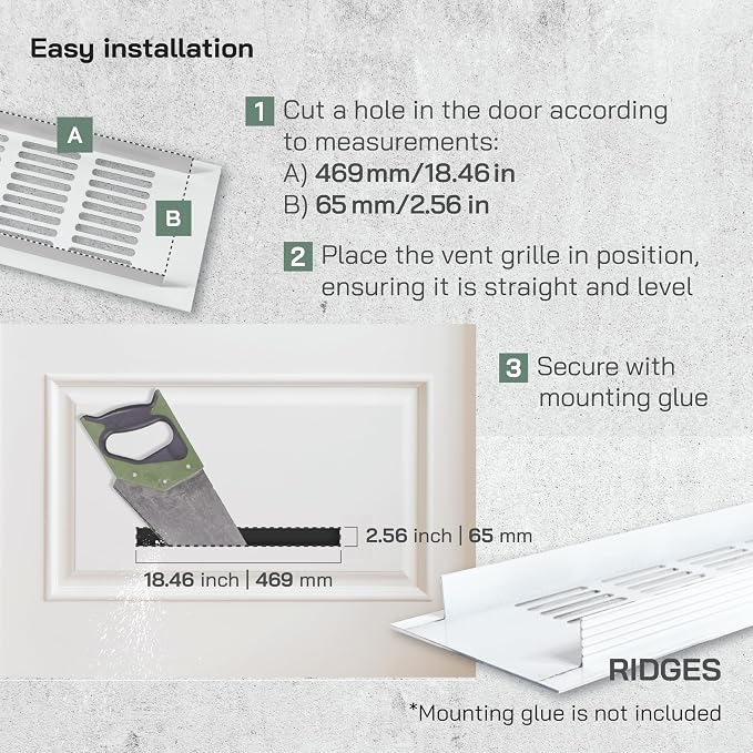 Vent Systems 19.69 x 3.15 Inch - Image 4