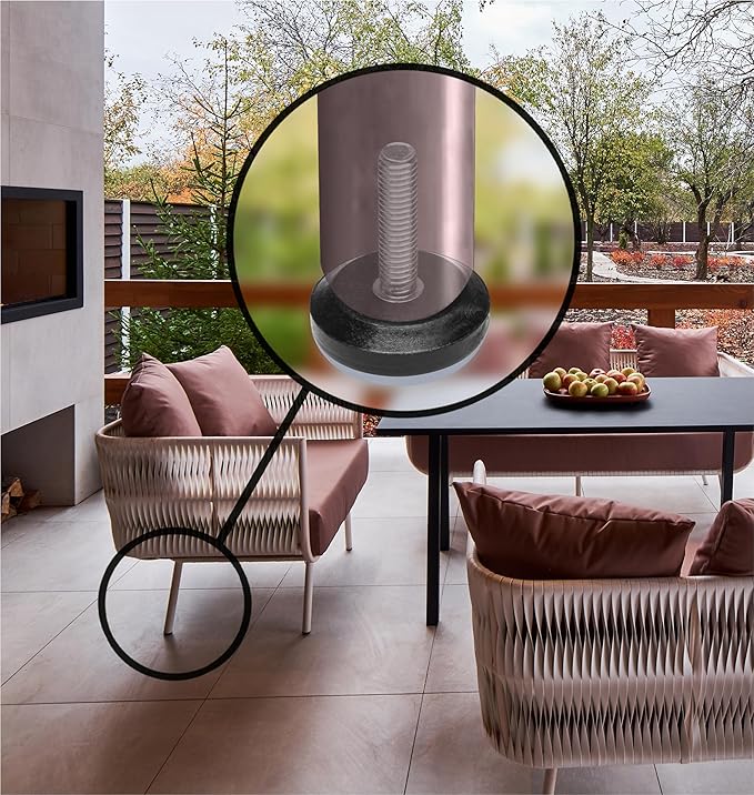 Slipstick Gorilla Outdoor Adjustable Furniture Levelers Weatherproof Screw in - Image 3