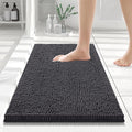 Smiry Luxury Chenille Bathroom Rugs 24x16, Extra Soft and Absorbent Shaggy Bath by Smiry