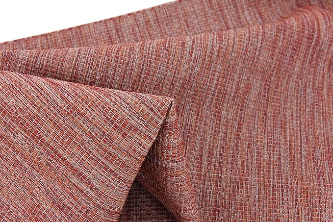 Unique Loom Collection Casual Transitional Solid Heathered Indoor/Outdoor - Image 10