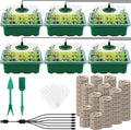 6 Pack Seed Starter Tray Kit by Hahood