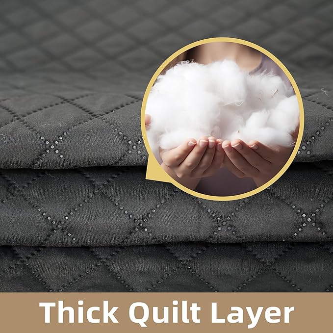DriftAway Soundproof Thermal Insulated Quilted Curtain Liners - Image 8
