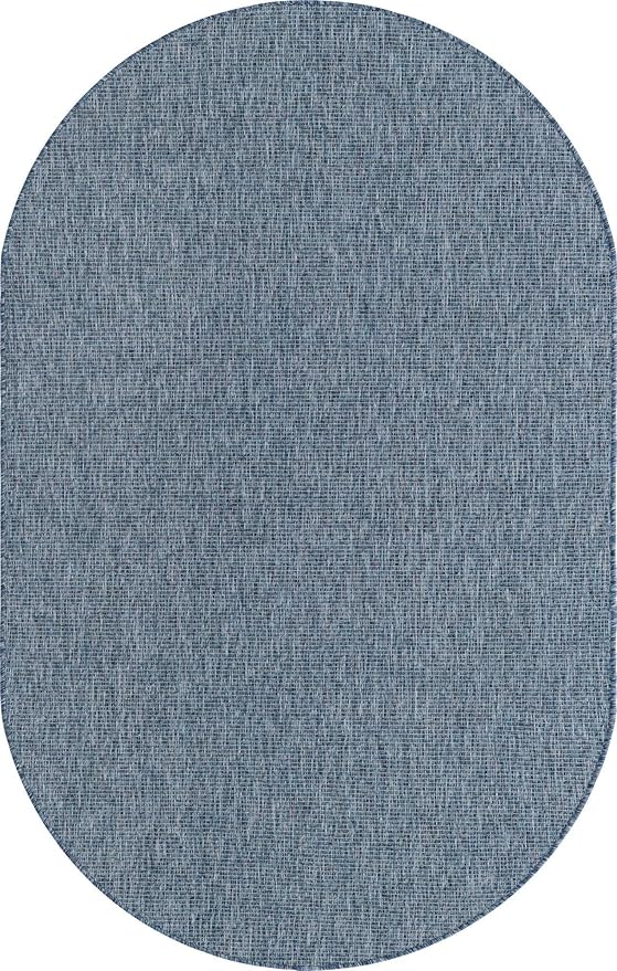 Unique Loom Collection Casual Transitional Solid Heathered Indoor/Outdoor - Image 9