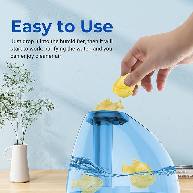 Funmit Humidifier Cleaning Fish, 6 Pack Humidifier Cleaner - Image 9