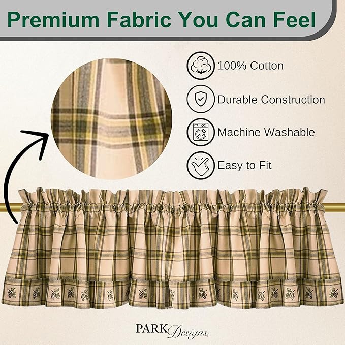 Park Designs Farmhouse Kitchen Valances - Image 2
