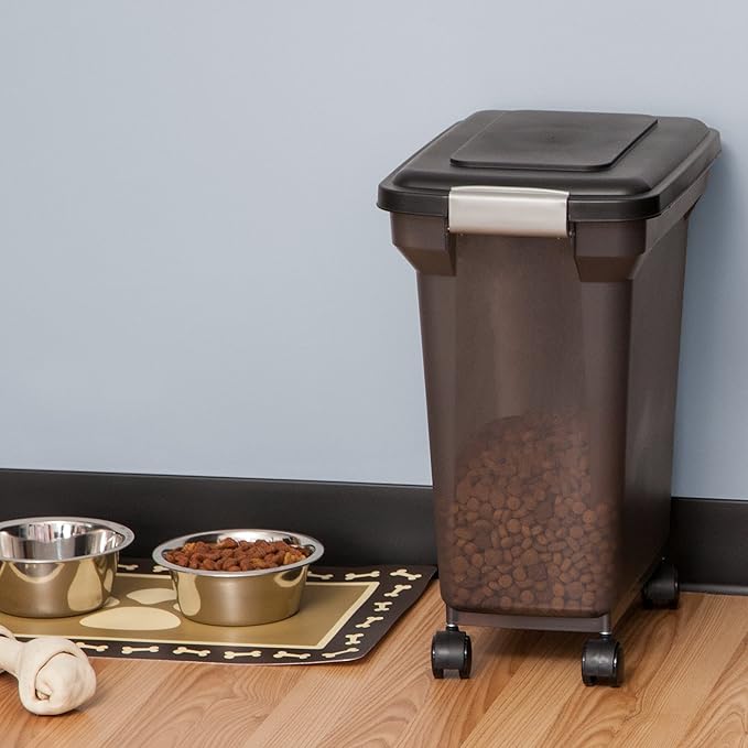 IRIS USA 22 Lbs / 28 Qt WeatherPro Airtight Pet Food Storage Container - Image 5