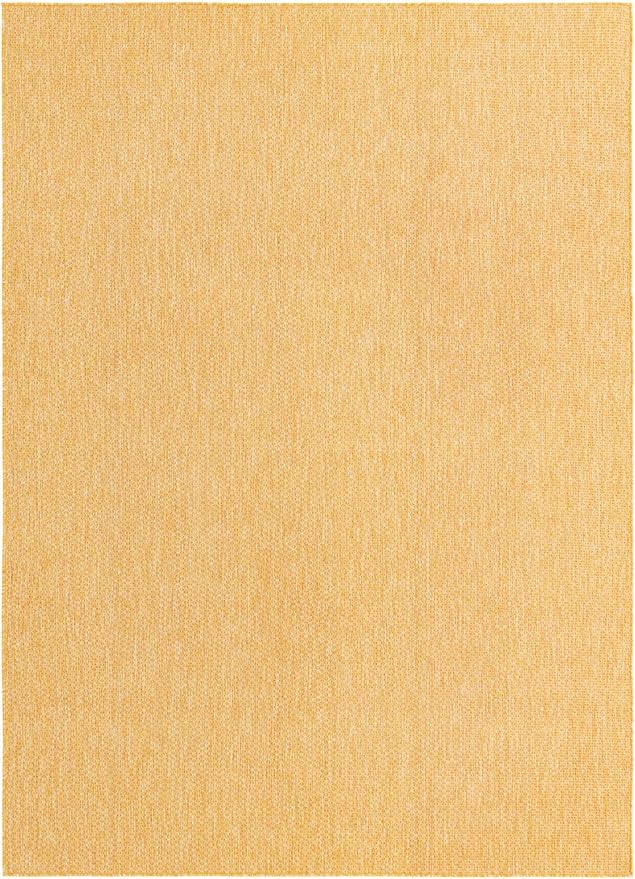 Unique Loom Collection Casual Transitional Solid Heathered Indoor/Outdoor - Image 3