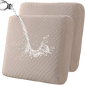 Fuloon Waterproof Seat Cushion Covers 2 PCS, Stretch Sofa Cushion Slipcovers by Fuloon