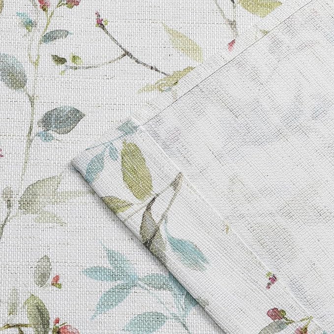 Chyhomenyc Roman Linen Blend Curtains 90 Inch Length 2 Panels Set, Light - Image 8