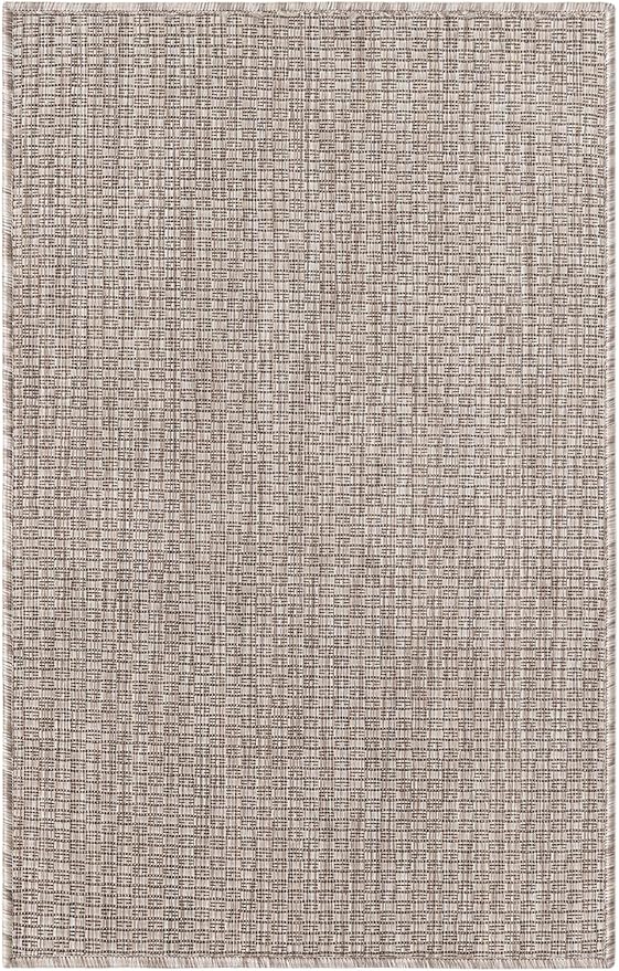 Unique Loom Collection Casual Transitional Solid Heathered Indoor/Outdoor - Image 3