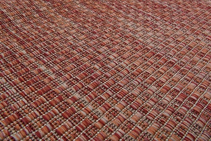 Unique Loom Collection Casual Transitional Solid Heathered Indoor/Outdoor - Image 7