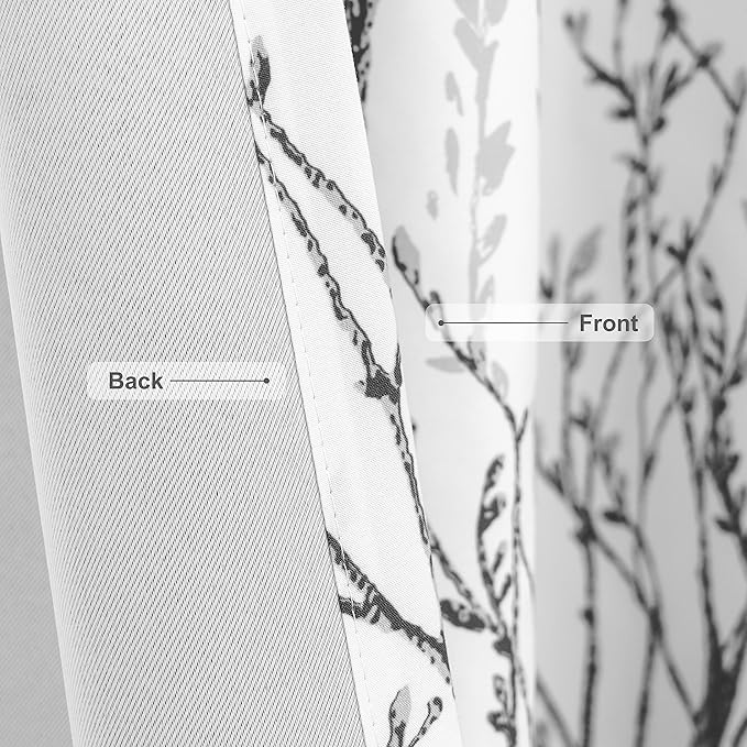 DriftAway Tree Branch Blackout Curtains Double Layer 102 Inches Long - Image 7