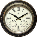 Infinity Instruments Forecaster Indoor/Outdoor Wall Clock, Thermometer by InfinityInstruments