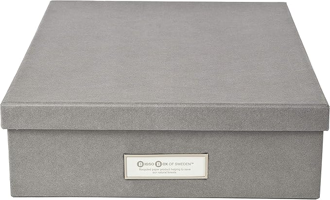 Bigso Oskar Fiberboard Label Frame Document Letter Box - Image 2