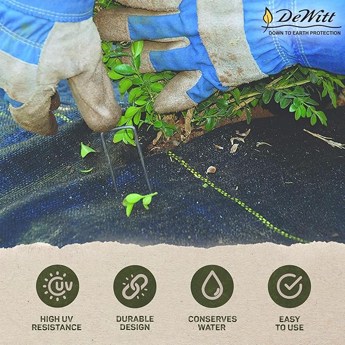 Dewitt 2-Pack Sunbelt Weed Barrier Fabric 3.2 oz, 3 x 300 Feet – Heavy-Duty - Image 5