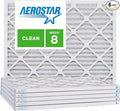 Aerostar 6x10x1 MERV 8, Pleated Air Filter, Box of 6, Made in the USA by AirFiltersDelivered