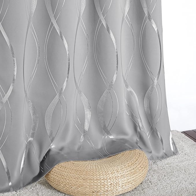 NICETOWN Kitchen Blackout Curtain Panels, Window Treatment Thermal Insulated - Image 7