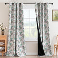 H.VERSAILTEX Floral 100% Blackout Curtains 84 inch Length 2 Panels Vintage by HVERSAILTEX