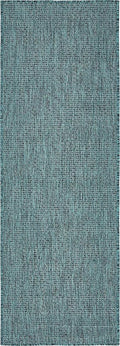 Unique Loom Collection Casual Transitional Solid Heathered Indoor/Outdoor by UniqueLoom