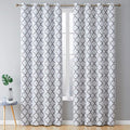 HLC.ME Lattice Print Design Bedroom Blackout Curtains by HomeLinenCollections