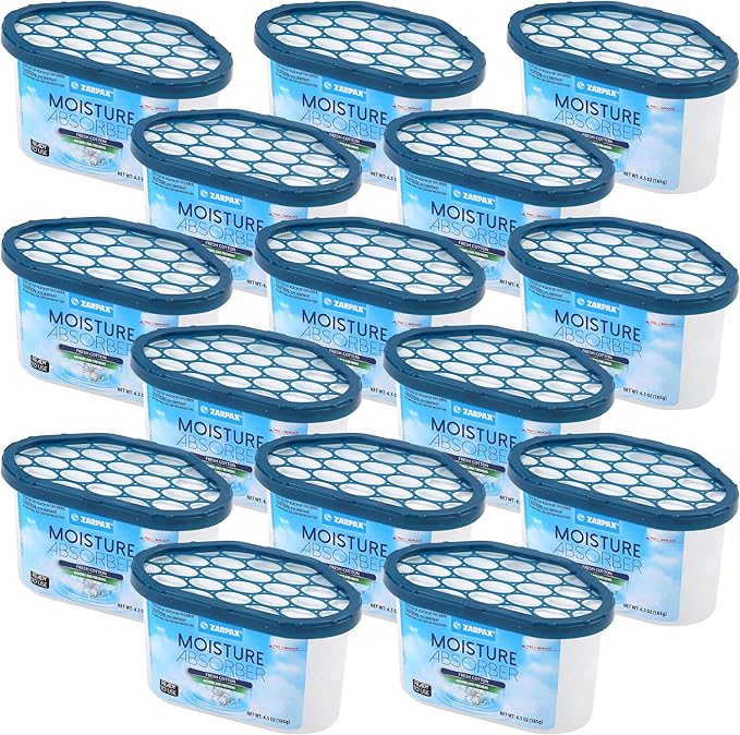Moisture Absorber Fresh Cotton 6.5 oz/185g | Removes Moisture, Damp & Humidity by Zarpax