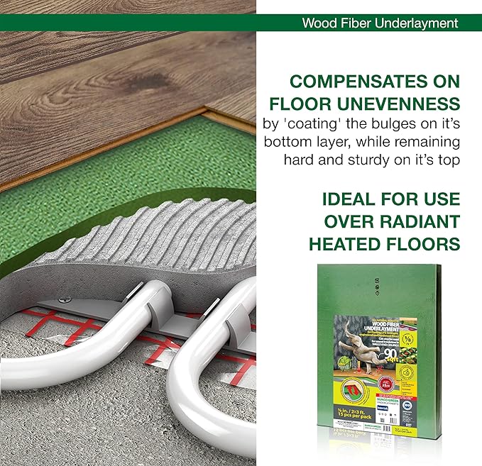 Wood Fiber Flooring Underlayment, 3mm Thickness - Image 7