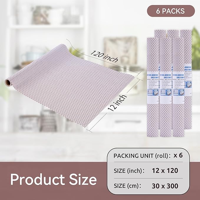 FIFTY FEET 12"x120" Non-Adhesive Shelf Liner - Image 5