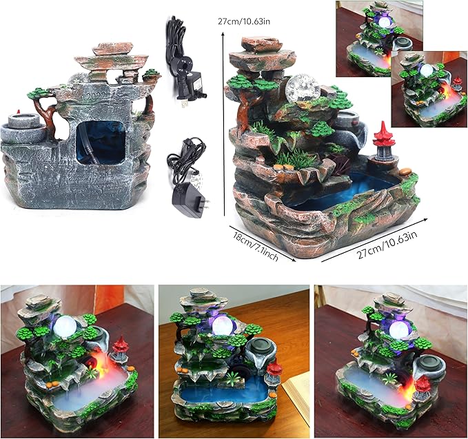 Creative Tabletop Water Fountain - Image 5