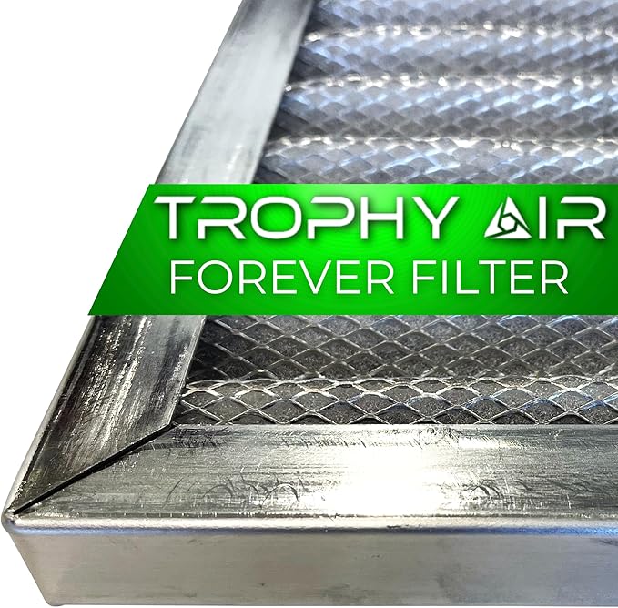 24x24x1 | Trophy Air | Merv 8 | Washable Furnace Filter | Lifetime HVAC & by TrophyAir