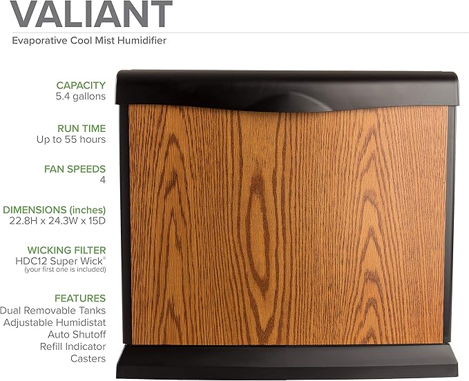 AIRCARE Valiant Digital Whole-House Console-Style Evaporative Humidifier - Image 2