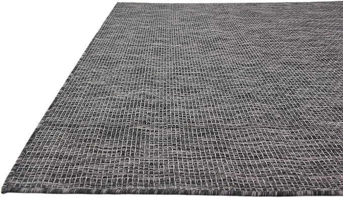 Unique Loom Collection Casual Transitional Solid Heathered Indoor/Outdoor - Image 7