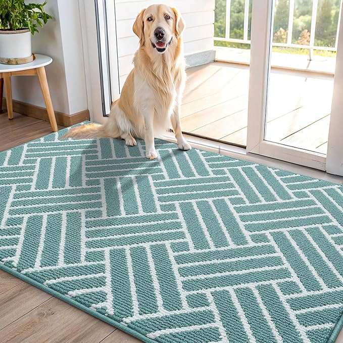 OLANLY Indoor Door Mat, 48x32 Inch, Dirt Resistant and Absorbent, Non-Slip by OLANLY