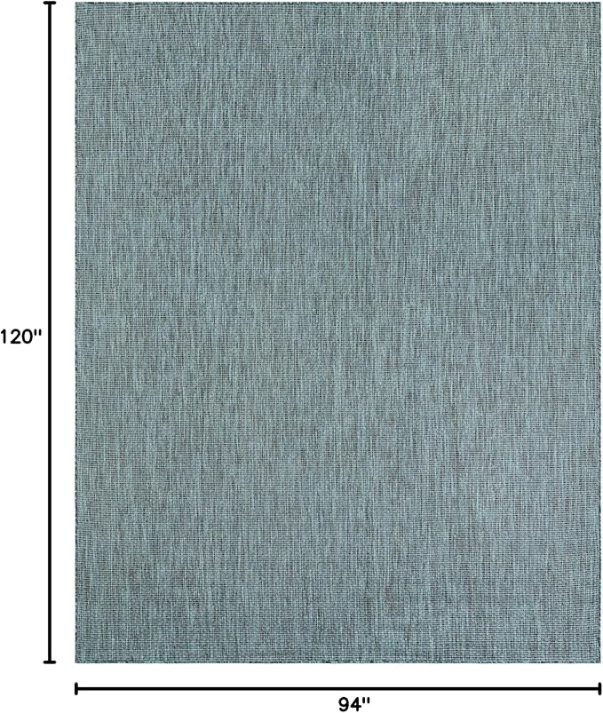 Unique Loom Outdoor Solid Collection Area Rug - Image 2