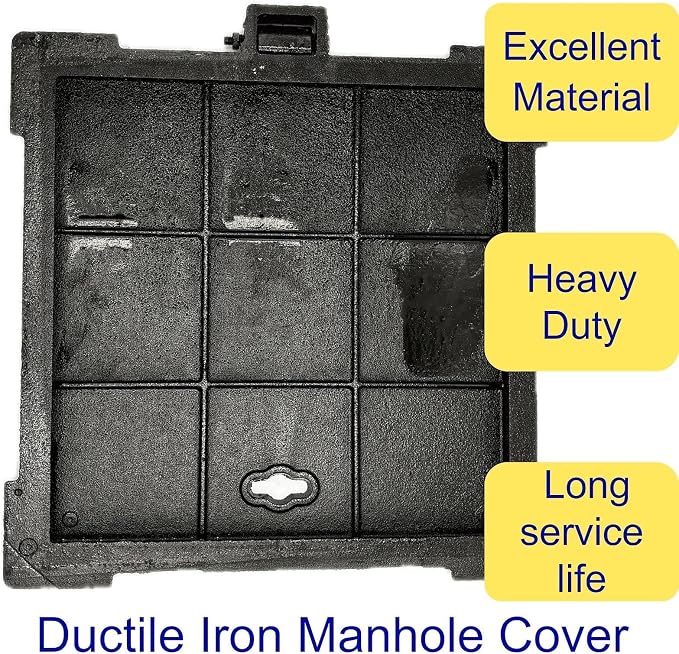 16x16 In Cast Iron Manhole Cover and Frame - Image 3
