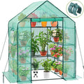 Greenhouse for Outdoors with Screen Windows, Ohuhu Upgraded 4 Tiers 11 Shelves by Ohuhu