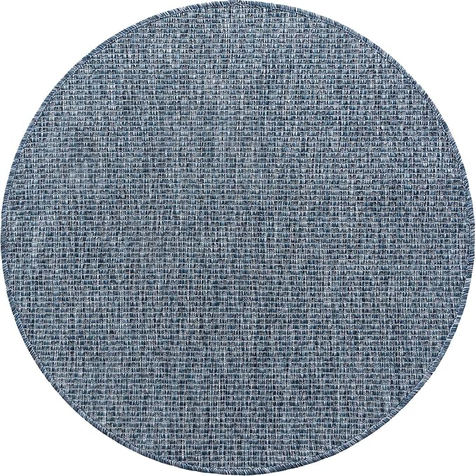 Unique Loom Collection Casual Transitional Solid Heathered Indoor/Outdoor - Image 9