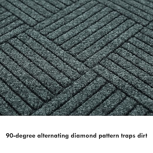 Guardian EcoGuard Diamond Indoor Wiper Floor Mat, Recycled Plactic and Rubber - Image 7