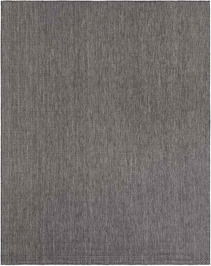 Unique Loom Outdoor Solid Collection Area Rug - Image 3