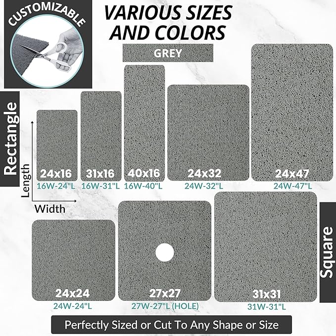 Non Slip Bathtub Mat Shower Mat - Image 6