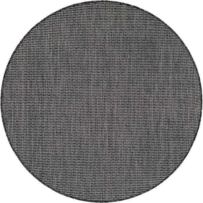 Unique Loom Outdoor Solid Collection Area Rug - Image 3