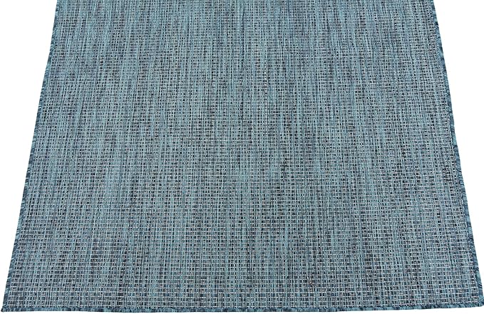 Unique Loom Collection Casual Transitional Solid Heathered Indoor/Outdoor - Image 7