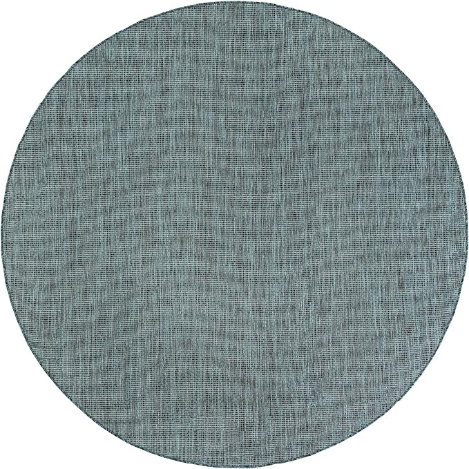 Unique Loom Outdoor Solid Collection Area Rug - Image 2