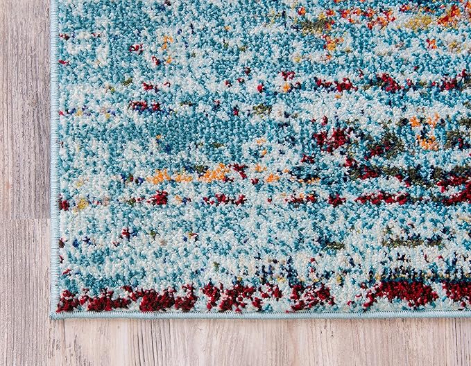 Unique Loom Outdoor Solid Collection Area Rug - Image 9