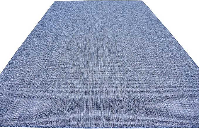 Unique Loom Collection Casual Transitional Solid Heathered Indoor/Outdoor - Image 6