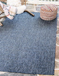 Unique Loom Collection Casual Transitional Solid Heathered Indoor/Outdoor by UniqueLoom