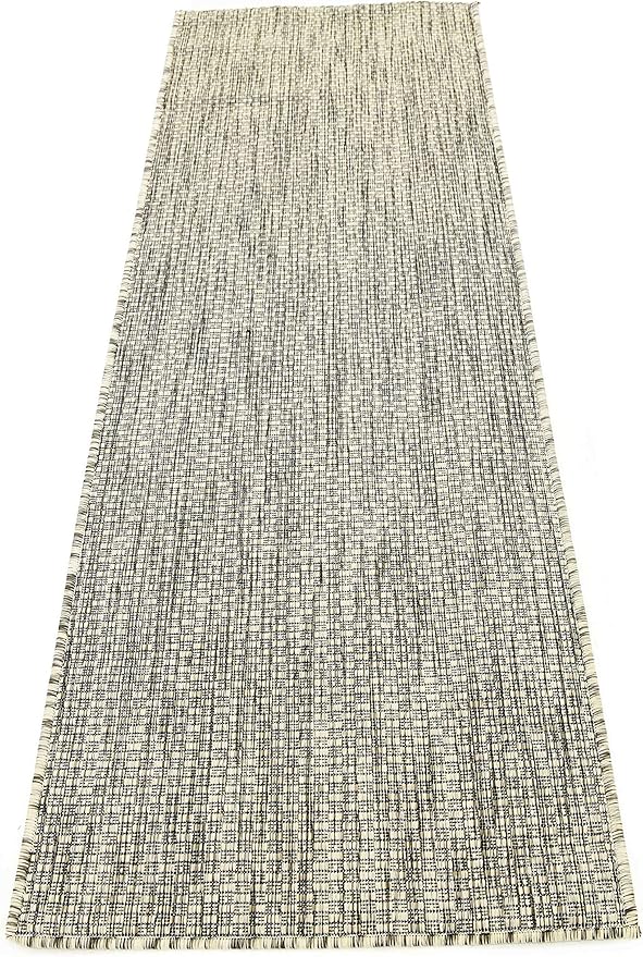 Unique Loom Collection Casual Transitional Solid Heathered Indoor/Outdoor - Image 6