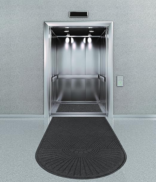 Guardian EcoGuard Diamond w/Single Fan Indoor Wiper Floor Mat, Recycled Plactic - Image 2